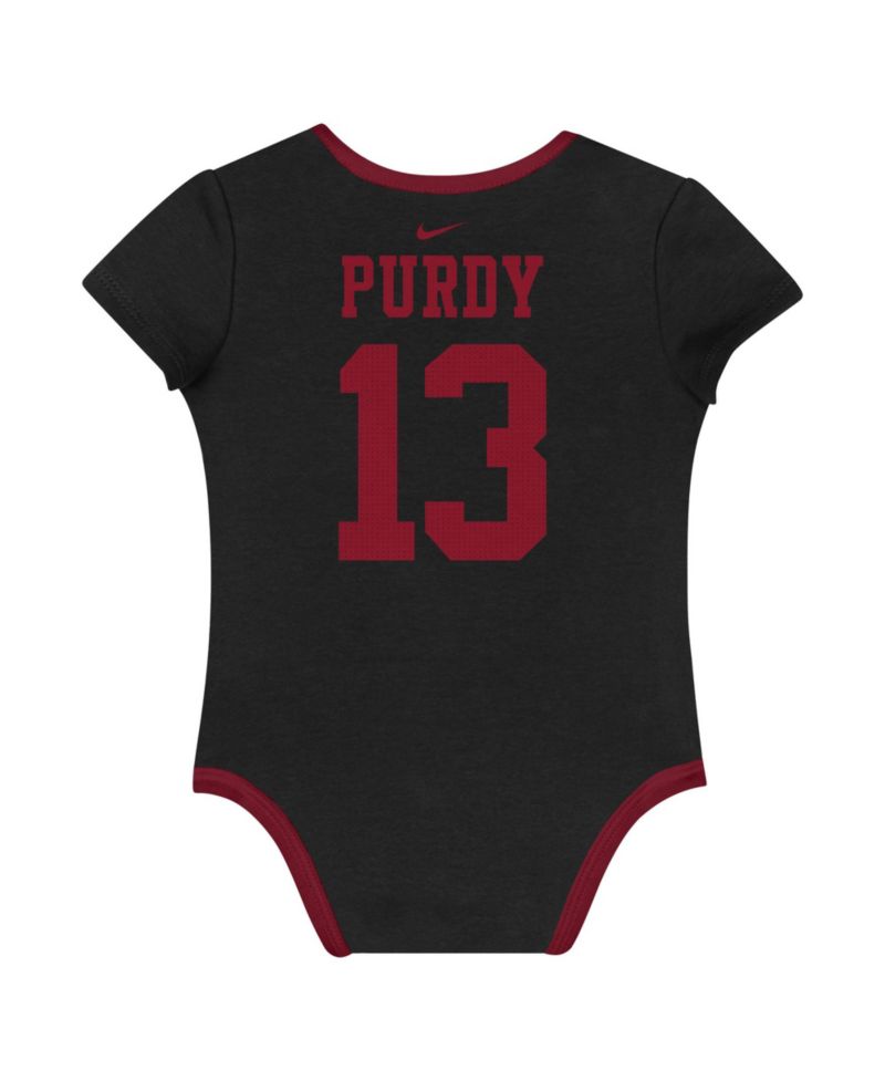 Baby Boys and Girls 3-Pack Brock Purdy San Francisco 49ers Name & Number Bodysuit Set