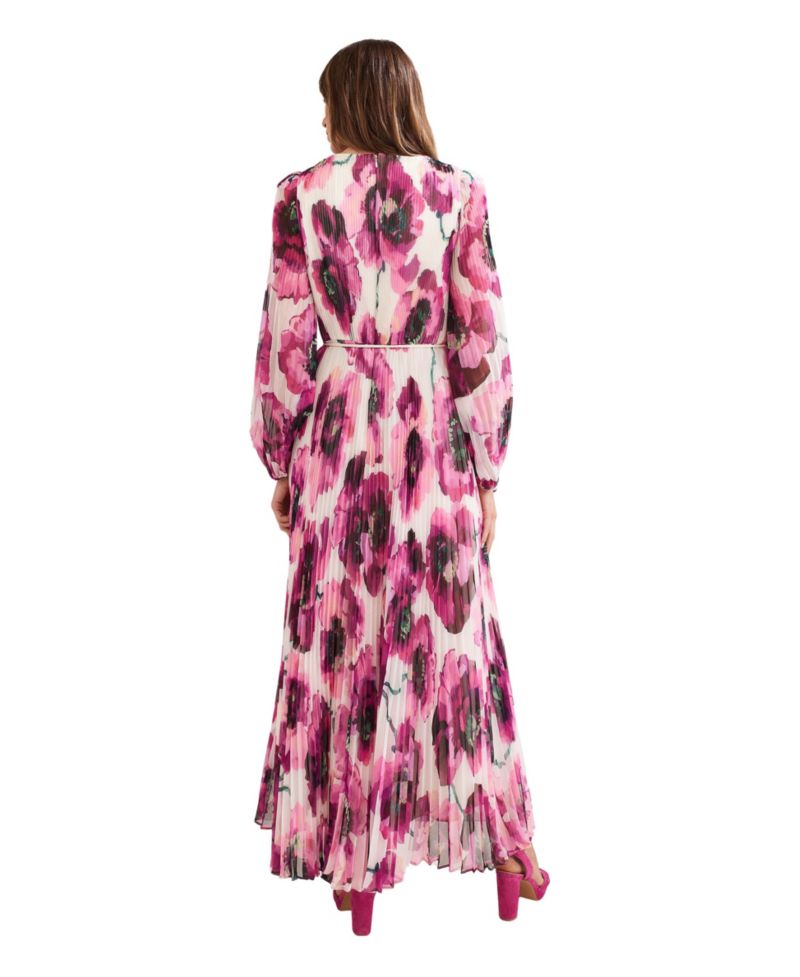 Women's Natalia Floral Pleated Maxi Dress