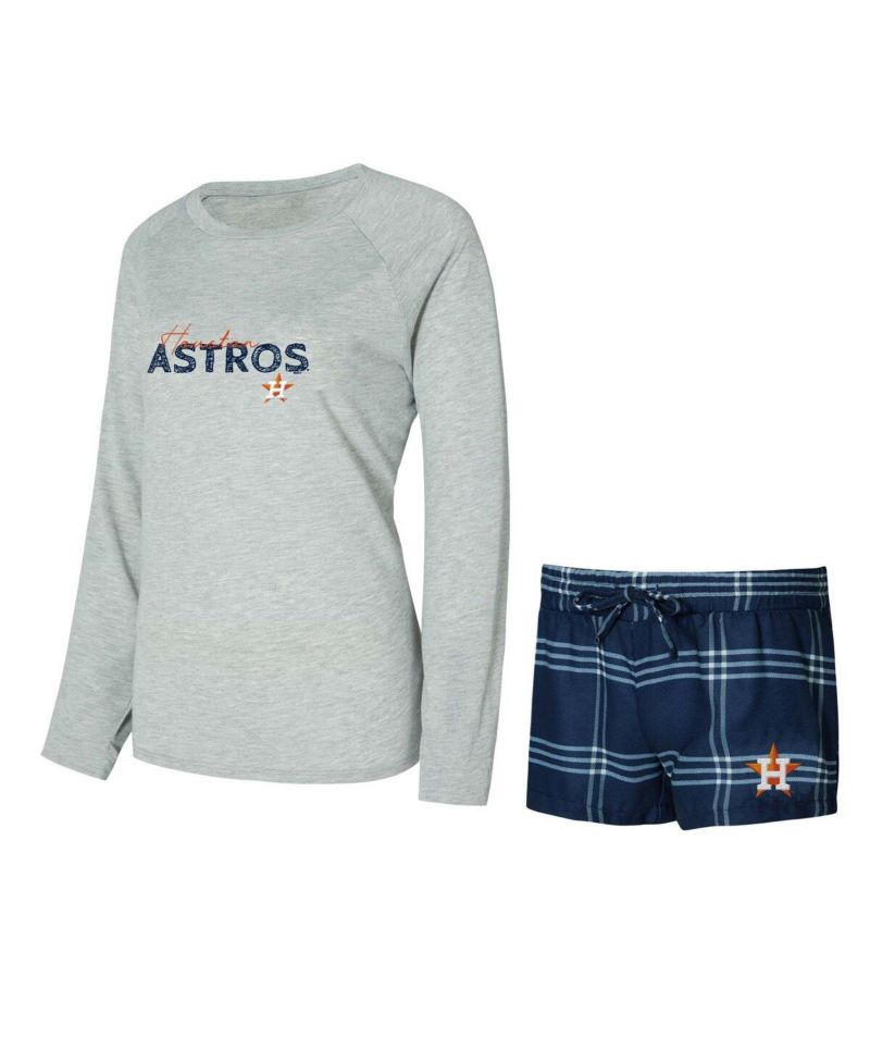Women's Houston Astros Petition Long Sleeve Top and Short Set