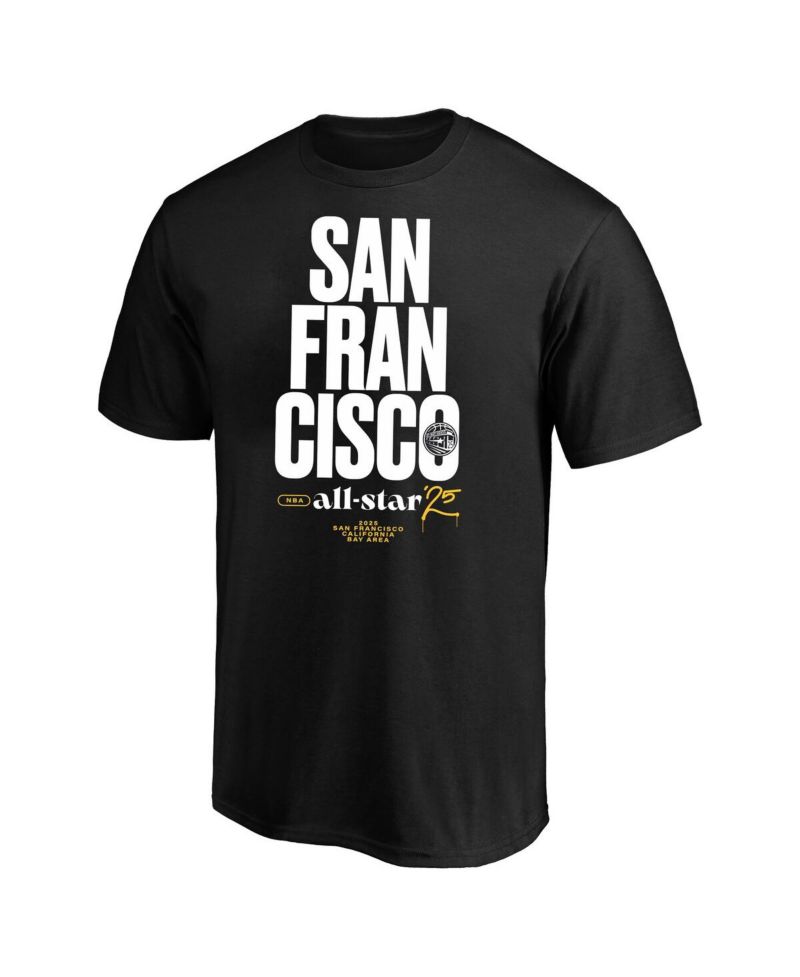 Men's Black 2025 NBA All-Star Game Big & Tall Profile T-Shirt