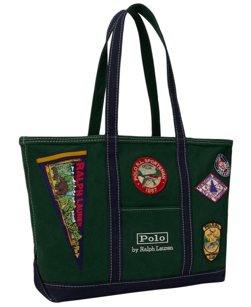 Logo-Patch Outdoors-Inspired Canvas Tote