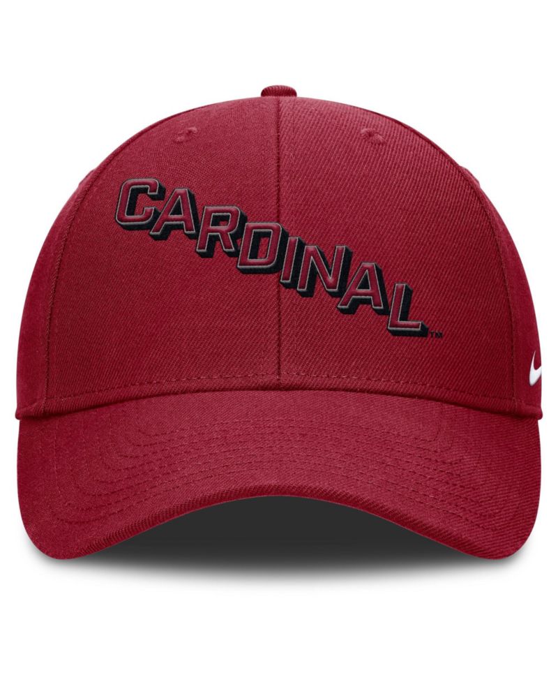 Men's Cardinal Stanford Cardinal Slanted Primetime Rise Performance Adjustable Hat