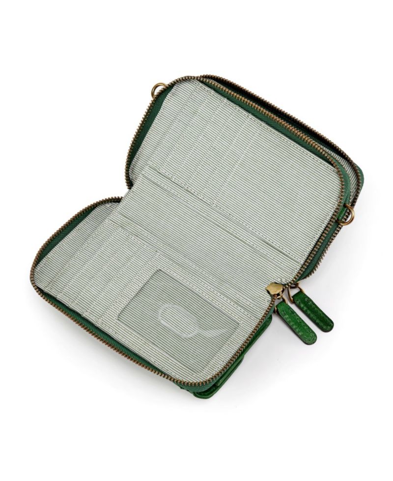 Northwood Mini Leather Crossbody Wallet