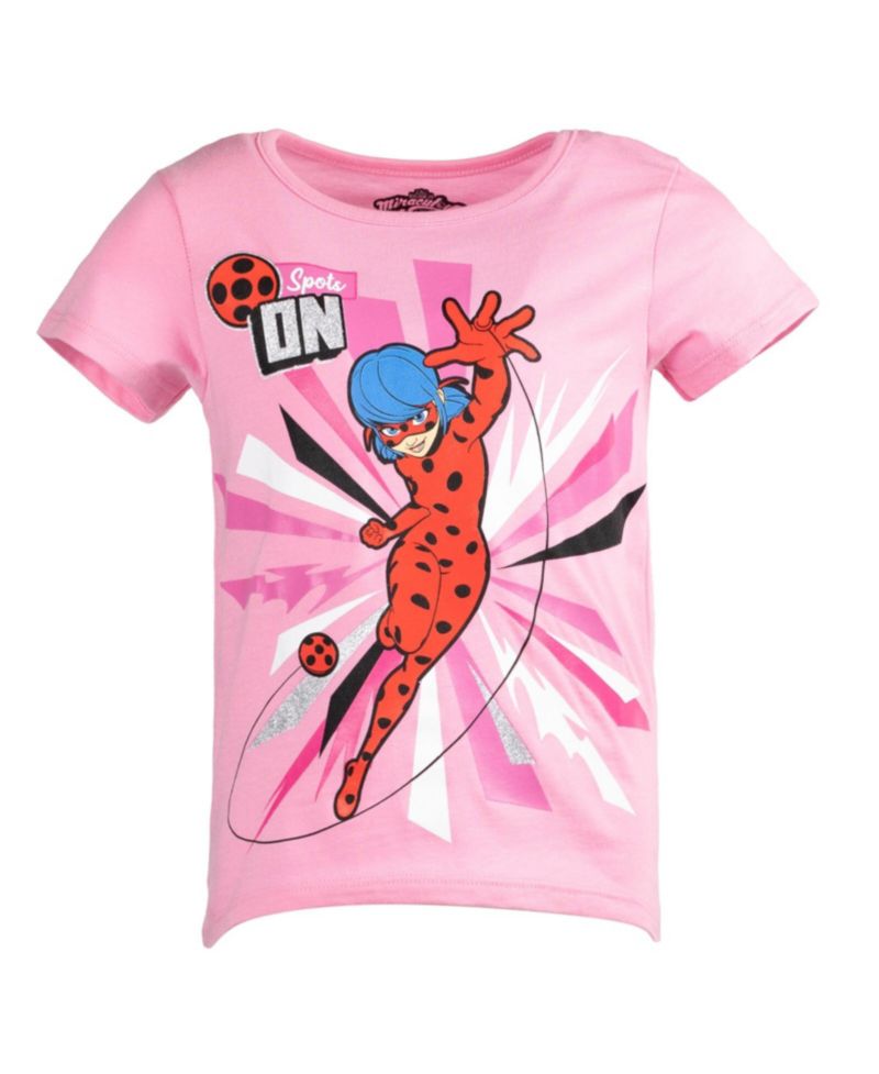 Rena Rouge Cat Noir Ladybug Girls 3 Pack T-Shirts Little Kid to Big Kid