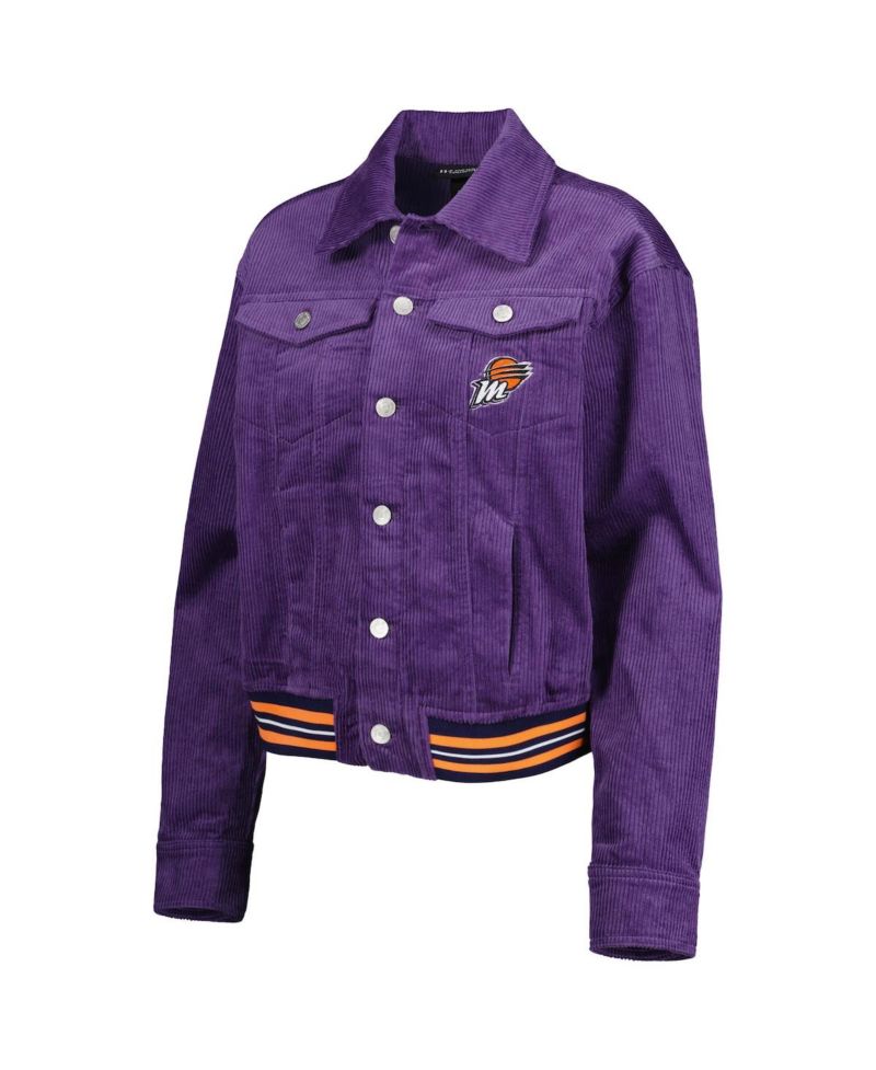 Women's Purple Phoenix Mercury Corduroy Button-Up Shacket