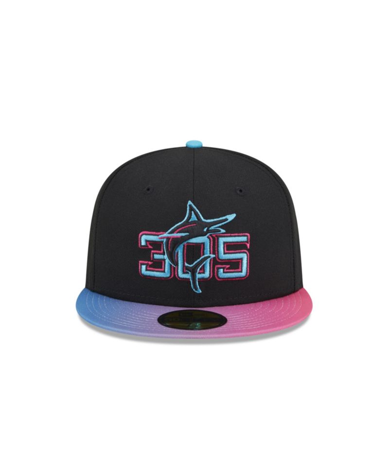 Men's Black Miami Marlins 2025 City Connect 59FIFTY Hat