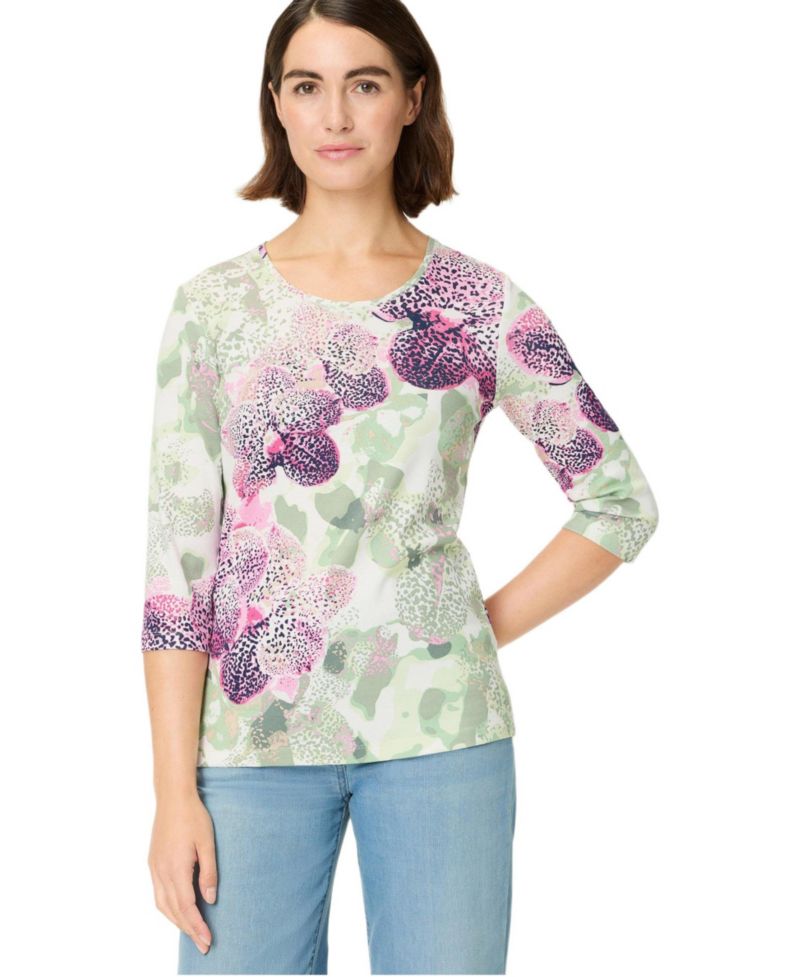 Women's Bouquet Print T-Shirt