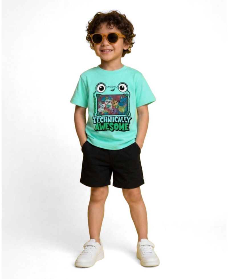 Boys' 6-12 Holographic Short Sleeve T-Shirt