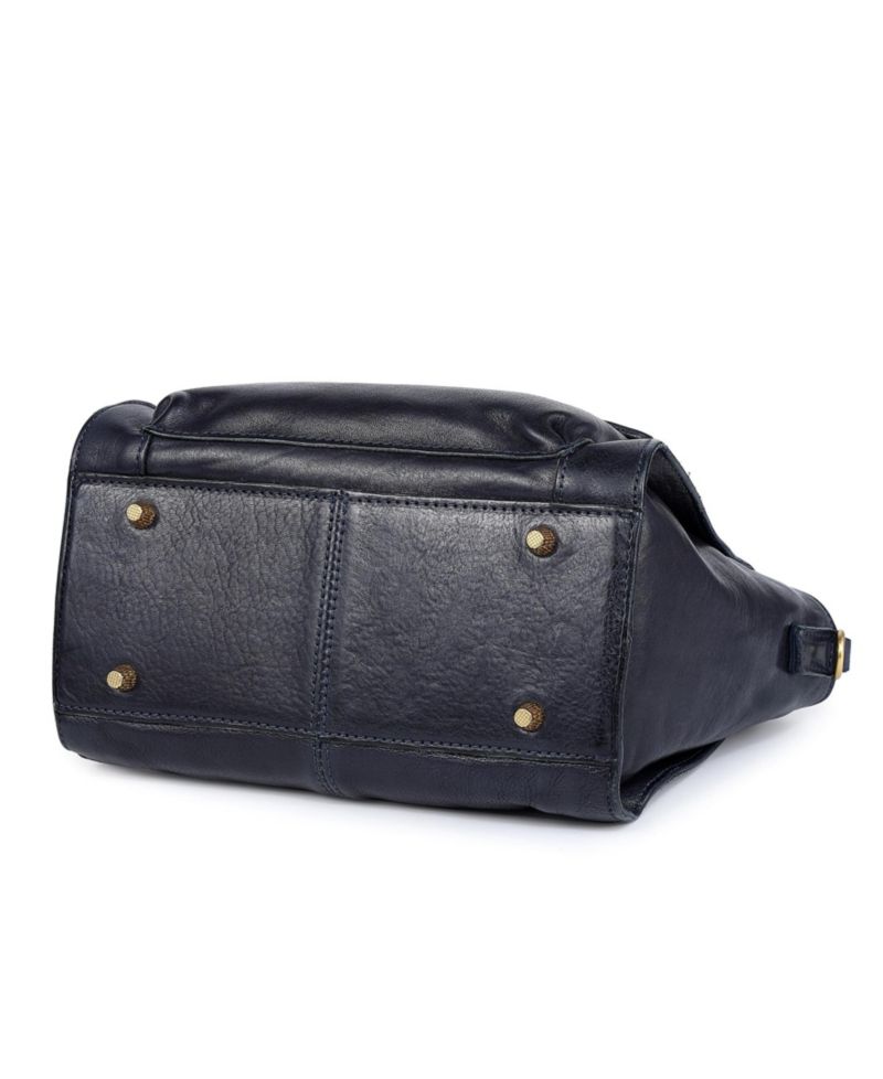 Pansy Small Leather Satchel Bag