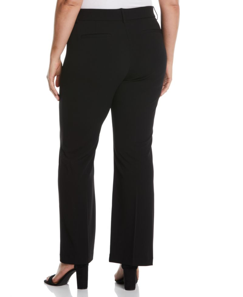 Petite Stretch Pull On Classic Fit Crepe Pants