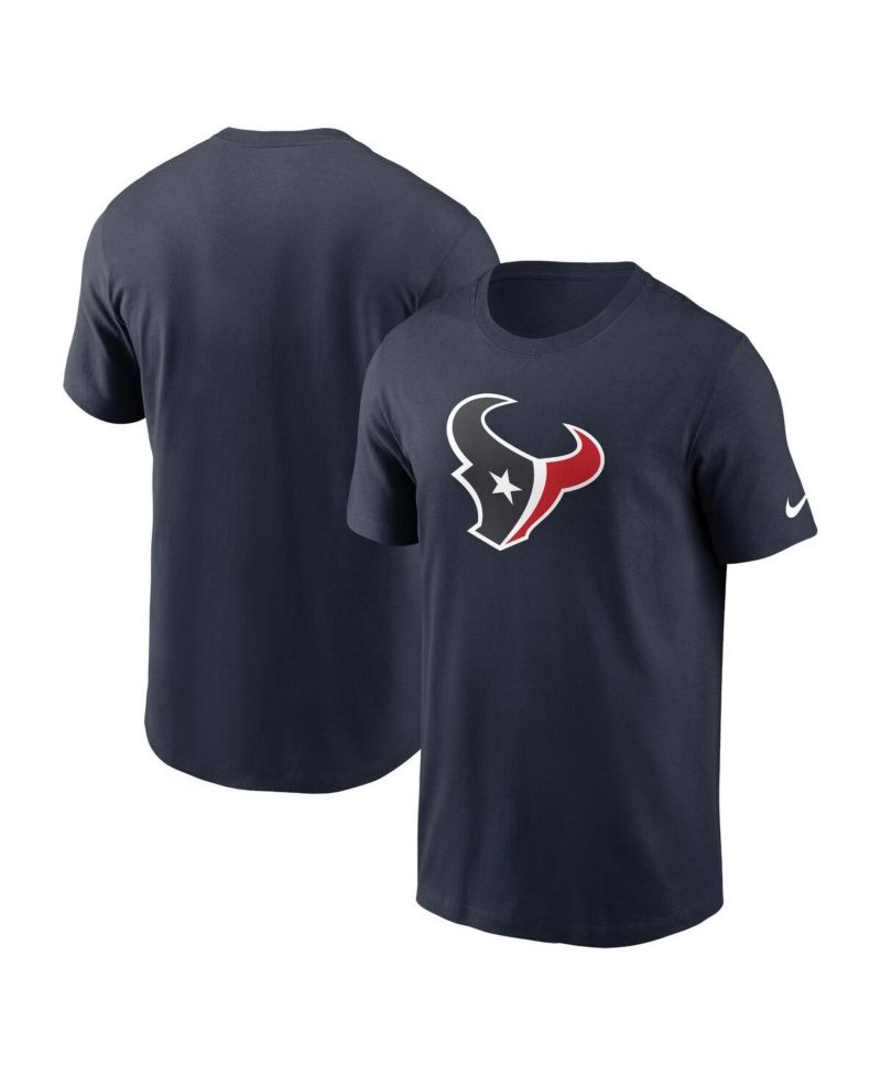 Men's Navy Houston Texans Fan Gear Primary Logo T-Shirt