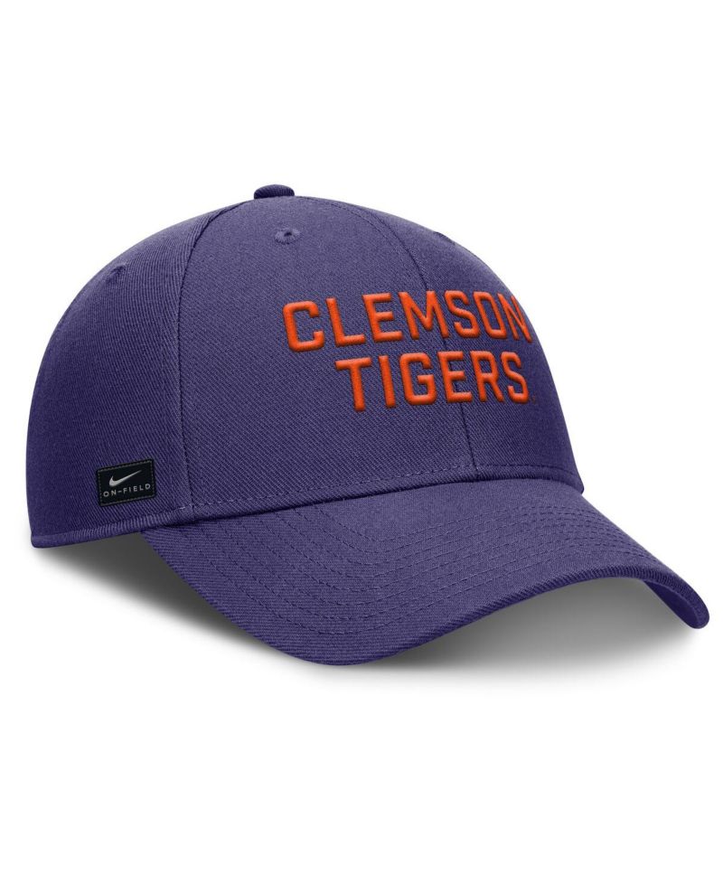 Men's Purple Clemson Tigers Rise Practice Adjustable Hat