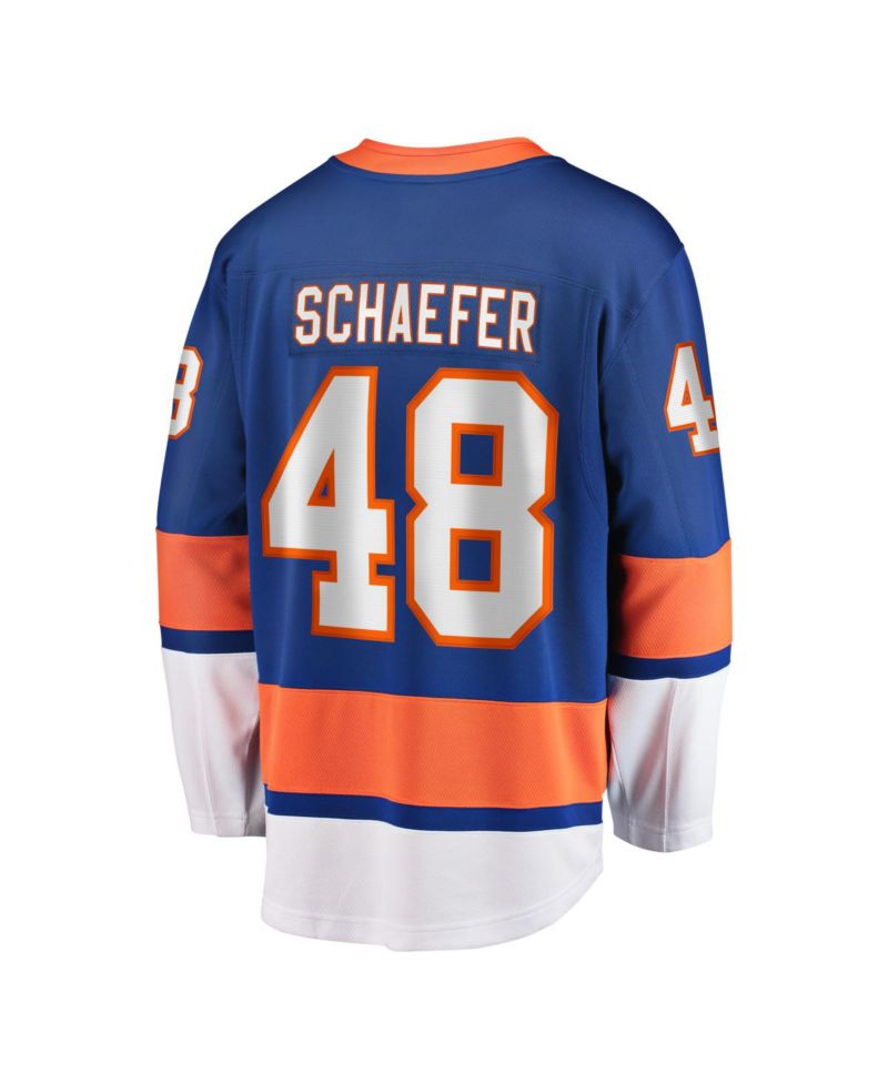 Men's Matthew Schaefer Royal New York Islanders Home Breakaway Player Jerseys