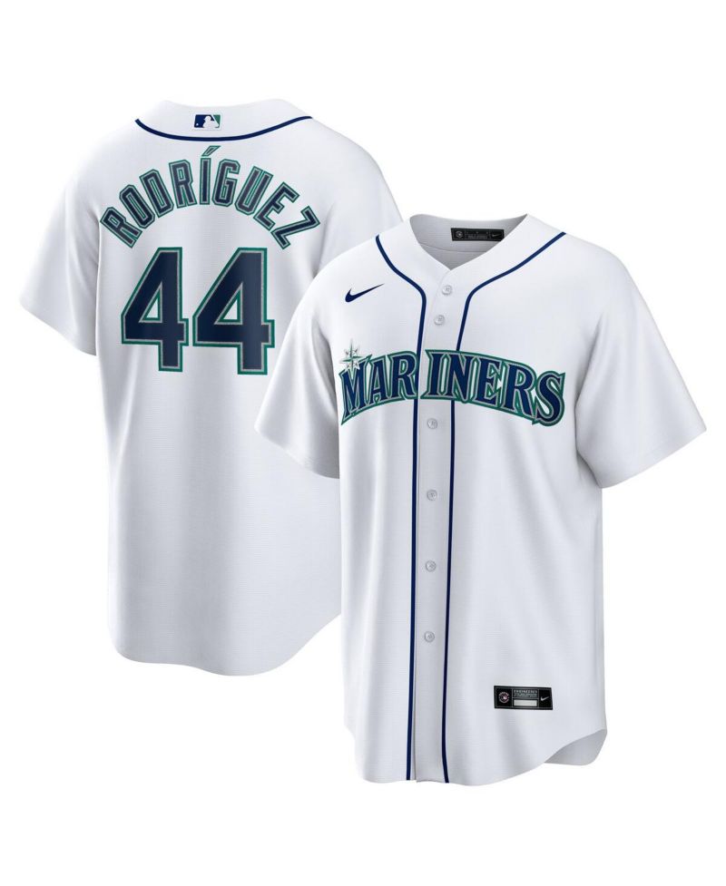 Men's Julio Rodriguez White Seattle Mariners Home Replica Player Jersey