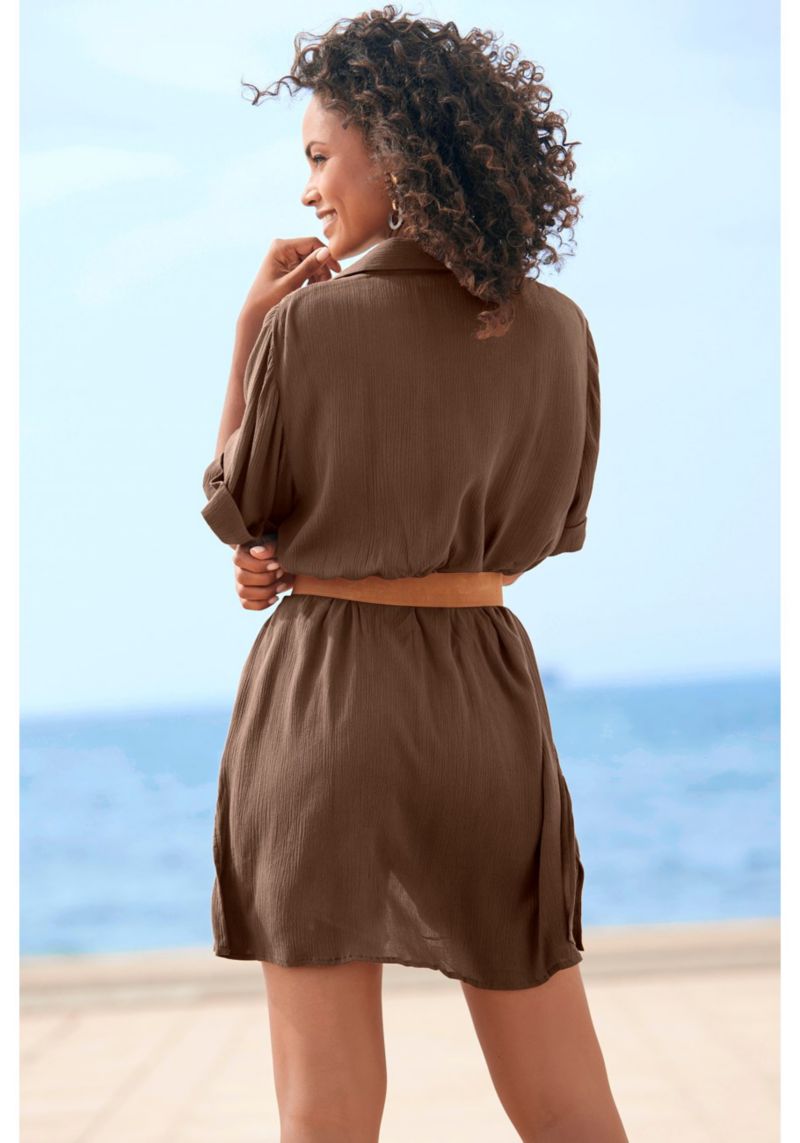 Women's Viscose Multiway Short Sleeve Top Blouse