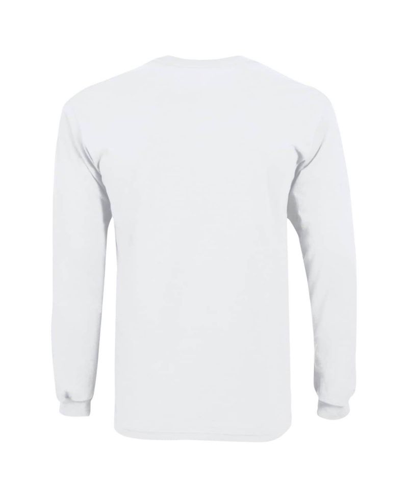 Big Boys and Girls White Clemson Tigers Arch Over Logo Long Sleeve T-Shirt