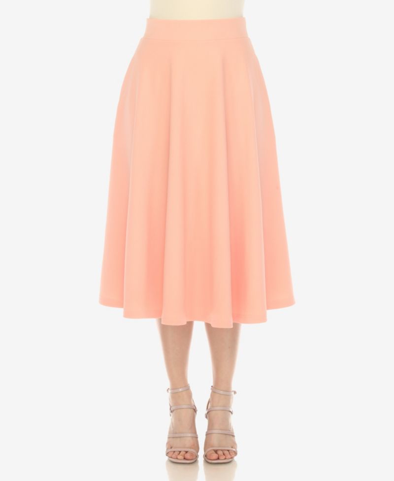 Women's Flared Skirt with Pockets