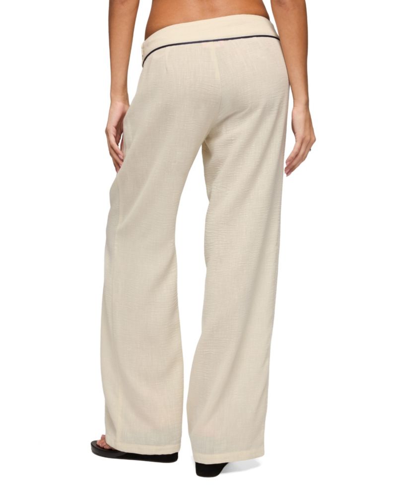 Women's Dorine Contrast Woven Pants