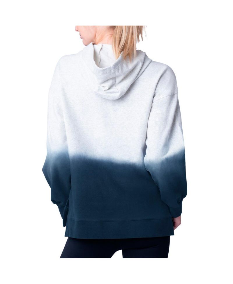 Women's Heather Gray/Navy Dallas Cowboys Daniela Pullover Hoodie
