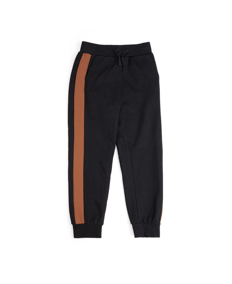 Boys' 4-20 Striped Brushed-Fleece Jogger