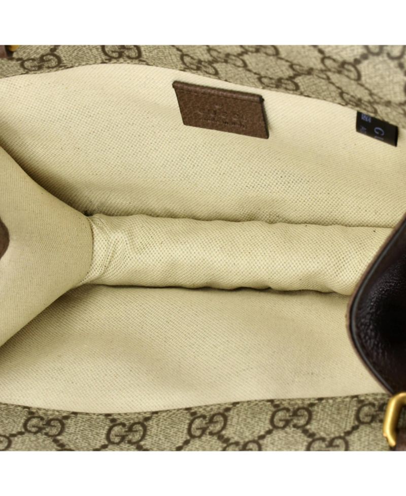 Small Neo Vintage Flap Messenger GG Coated Canvas