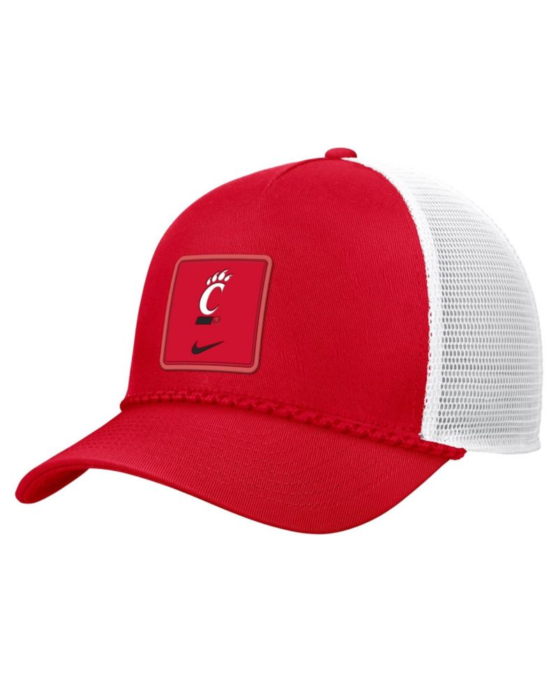 Men's Red Cincinnati Bearcats 2026 On-Field Rope Adjustable Trucker Hat