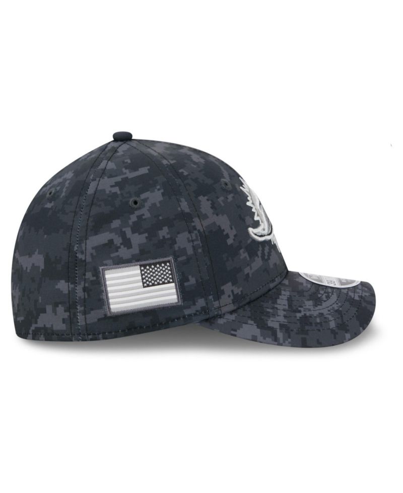 Men's Black Miami Dolphins 2026 Salute to Service 39THIRTY Flex Hat