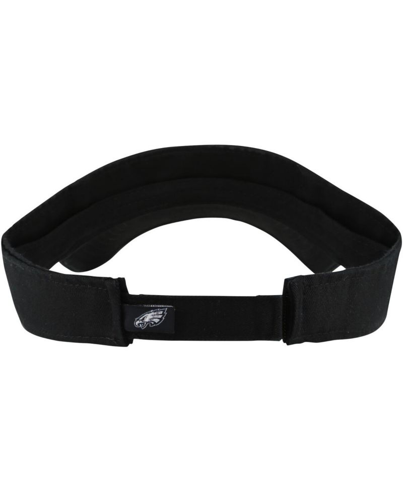 Men's Black Philadelphia Eagles Clean Up Visor
