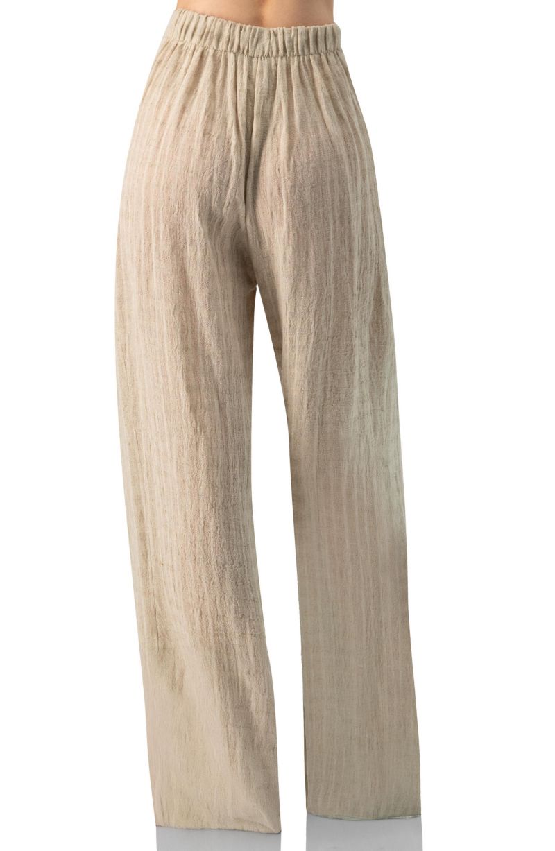 Women's Wide-Leg Elastic Waist Pants