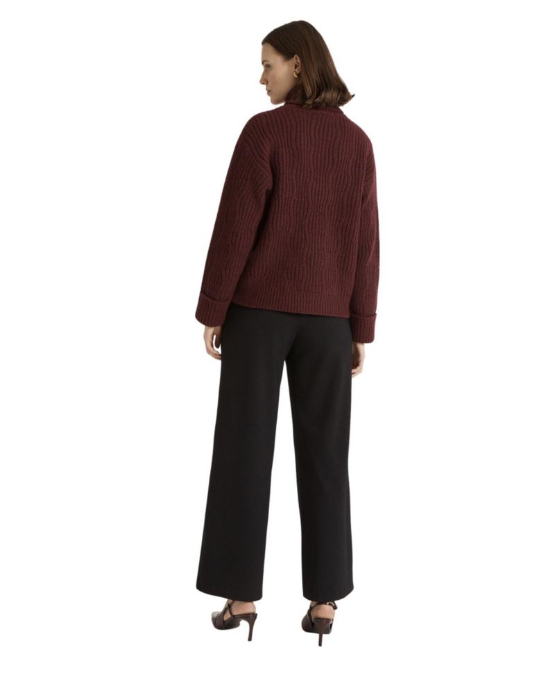 Women's Albie Ribbed-Knit Roll-Neck Sweater