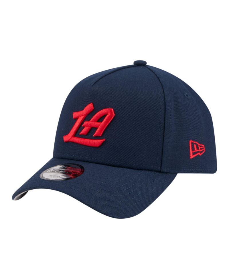 Big Boys and Girls Navy LA Clippers 9FORTY A-Frame Adjustable Hat