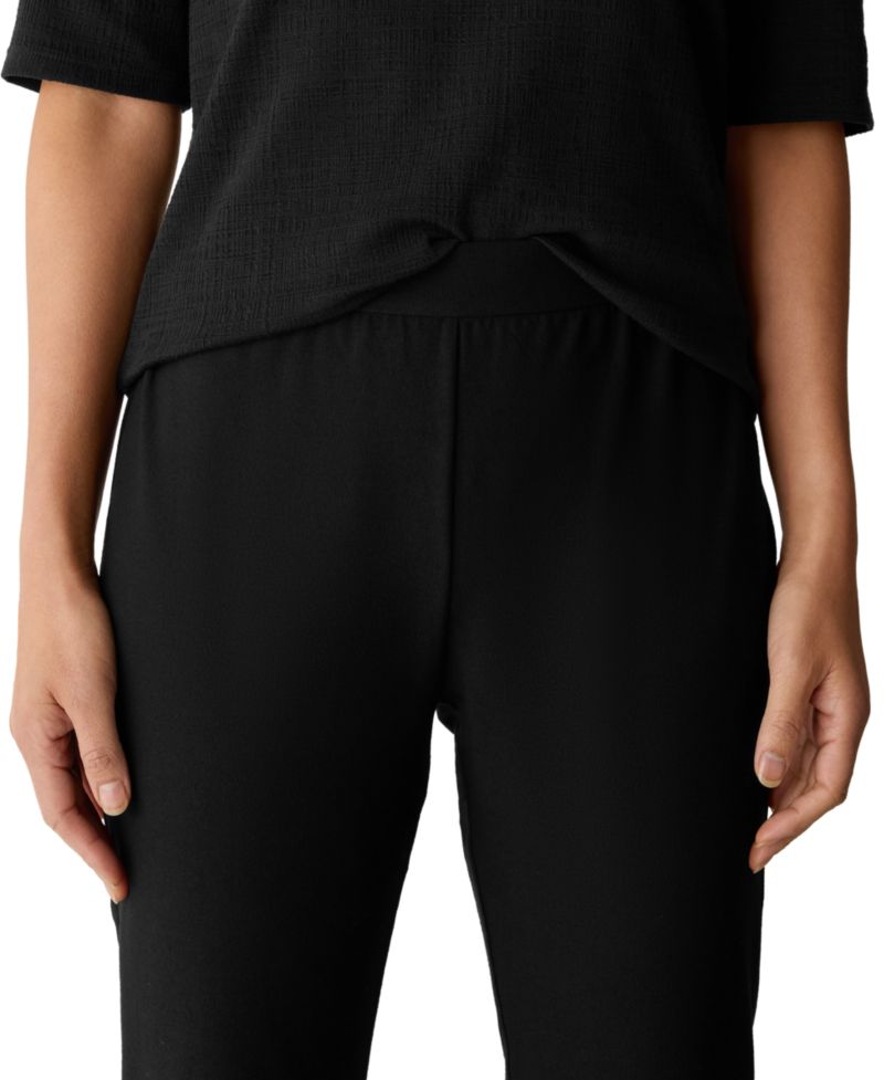 Women's Textured Knit Ankle Kick Pants