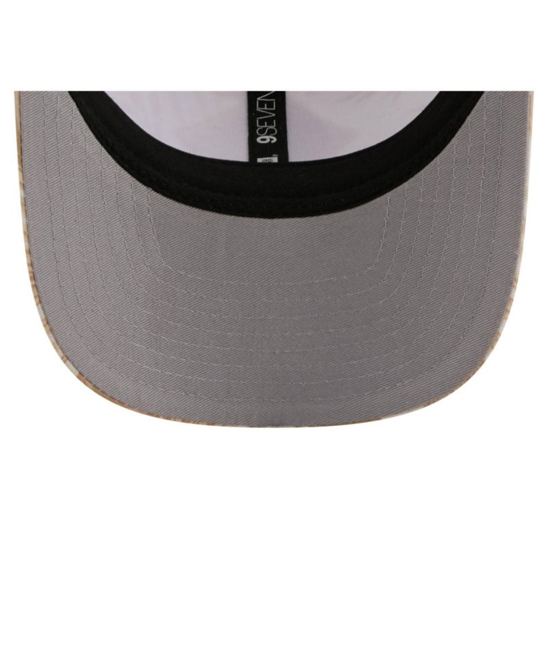 Men's Tan Minnesota Vikings Tonal Palm COOLERA 9SEVENTY Adjustable Trucker Hat
