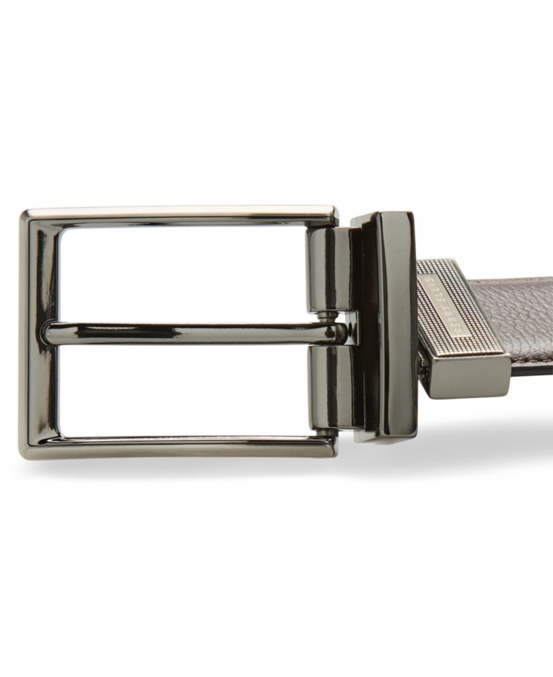 Men's Leather Double-Stitch Belt