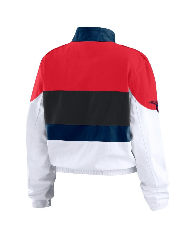 Women's Red/White St. Louis Cardinals Racing Full-Zip Jacket
