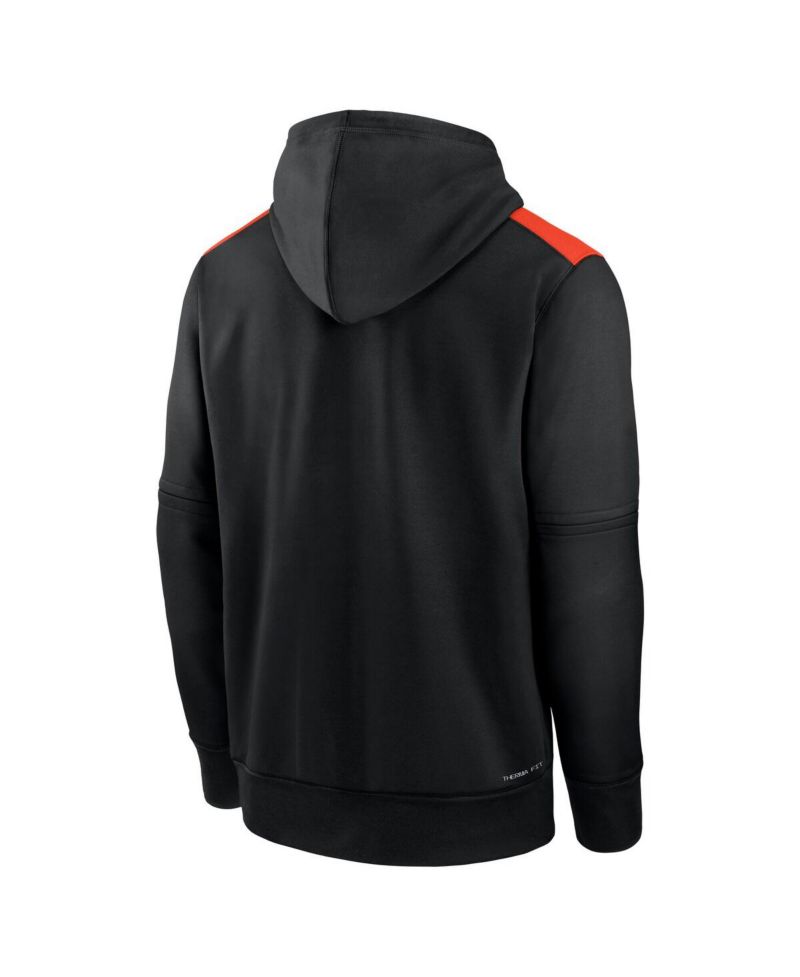 Men's Black San Francisco Giants Authentic Collection Performance Pullover Hoodie