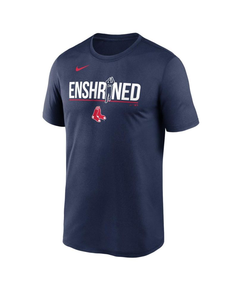 Men's David Ortiz Navy Boston Red Sox Legend Enshrined Performance T-shirt