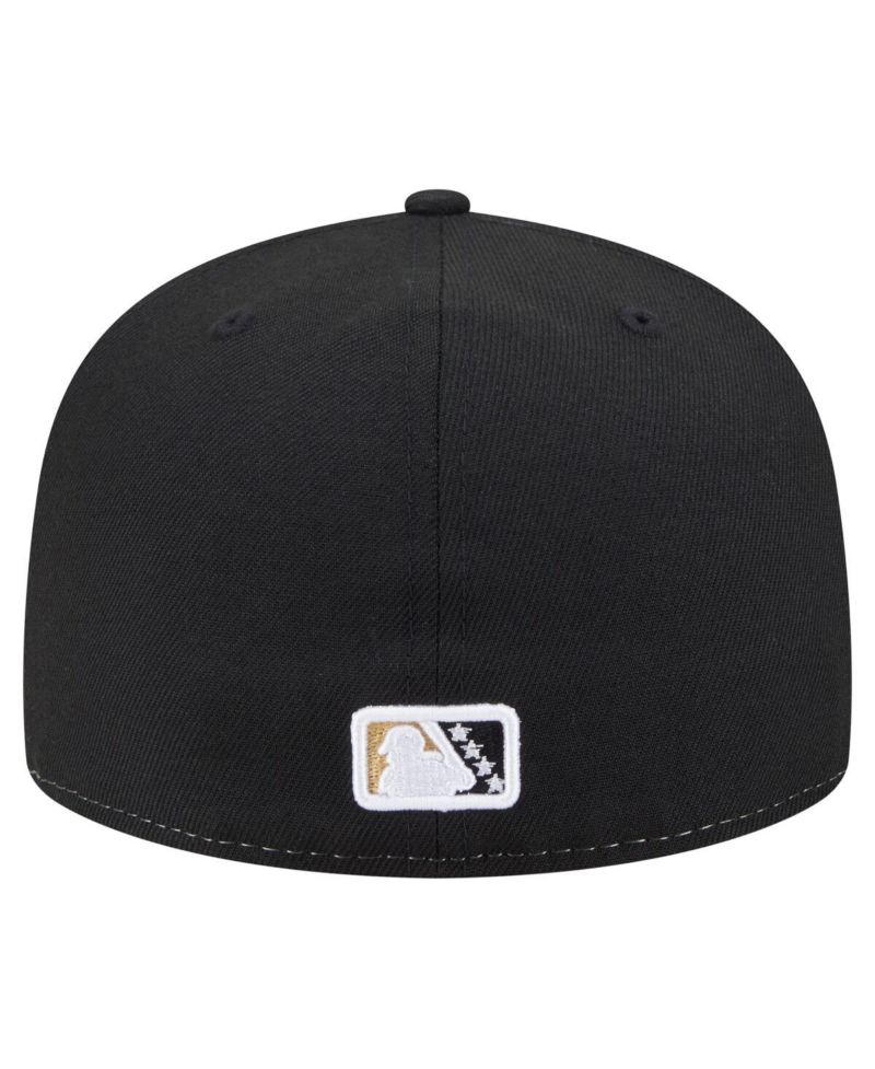 Men's White/Black Rome Emperors Authentic Collection 59FIFTY Fitted Hat