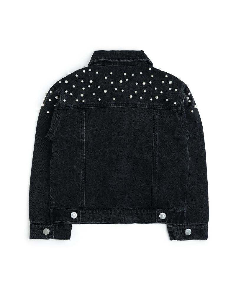Big Girl's (10-12) Pearl Denim Jacket