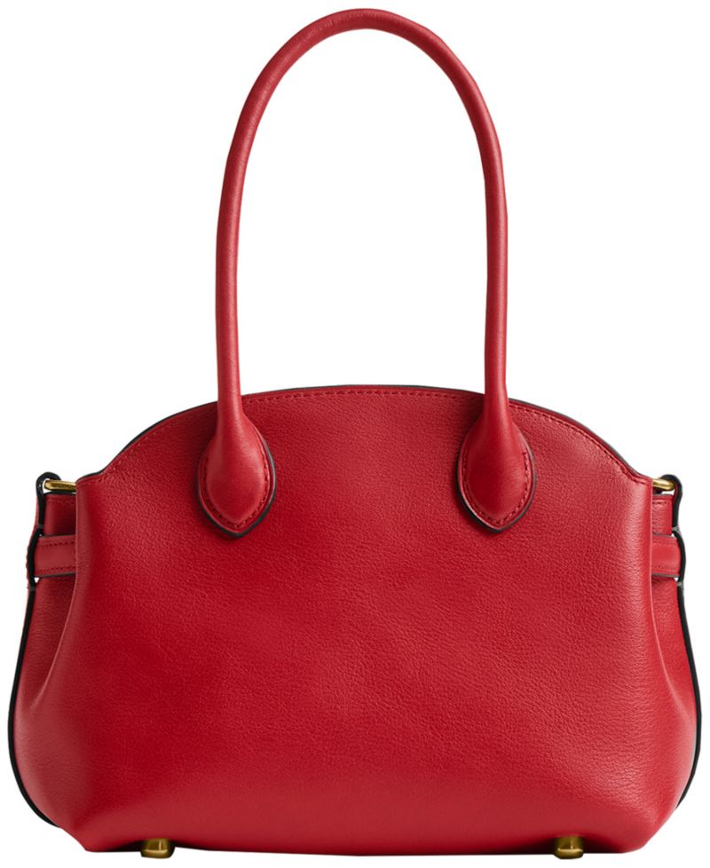 Soft Empire Small Leather Satchel Bag 21