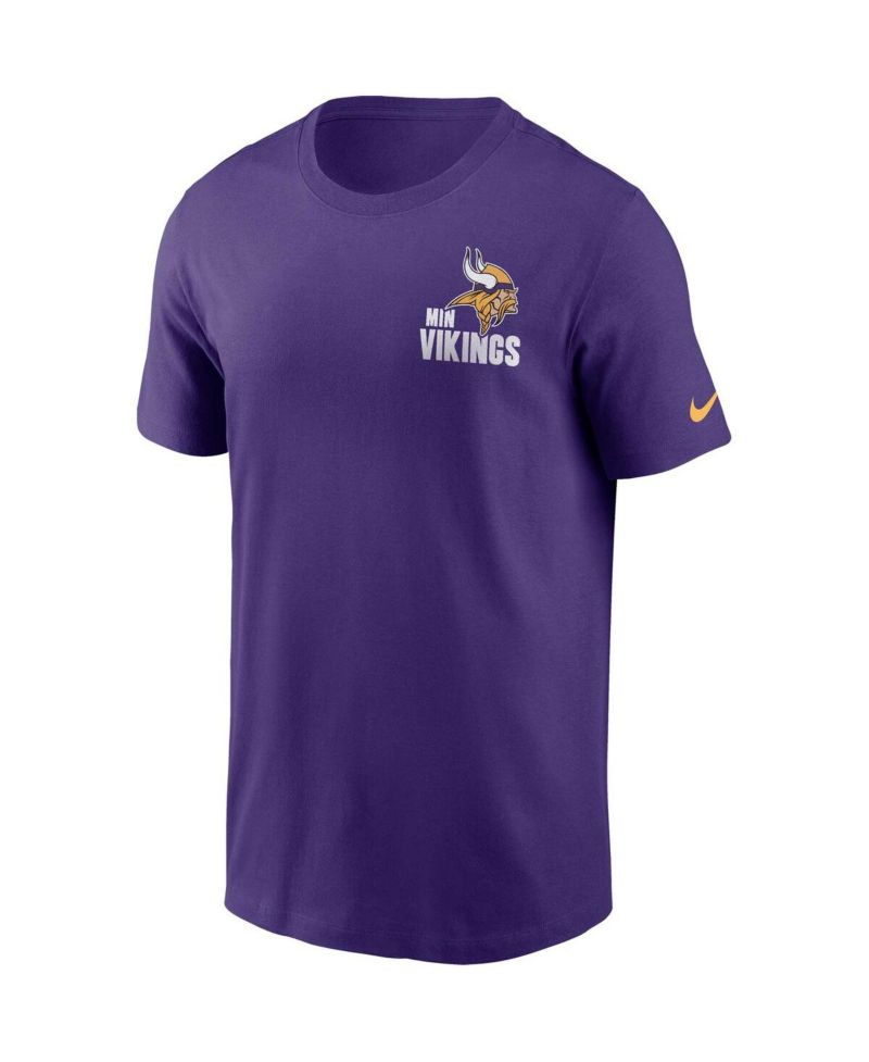 Men's Purple Minnesota Vikings Blitz Essential T-shirt