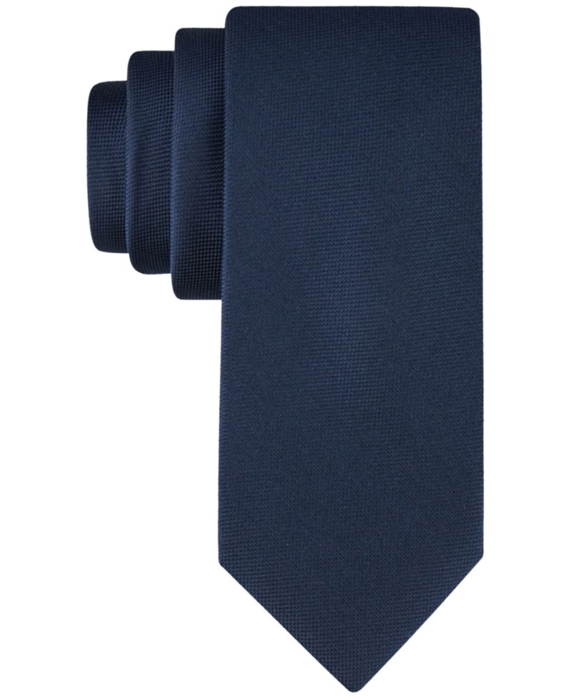 Men's Silver-Spun Solid Tie