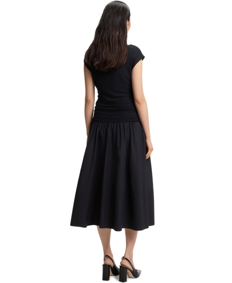 BOSS by Women's Structured-Jersey Slim-Fit Dress
