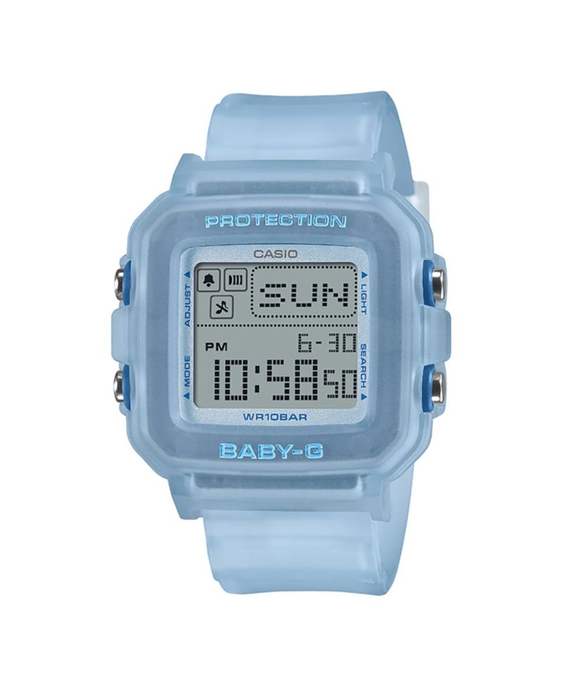 Women's Baby-G Blue Resin Watch 39mm