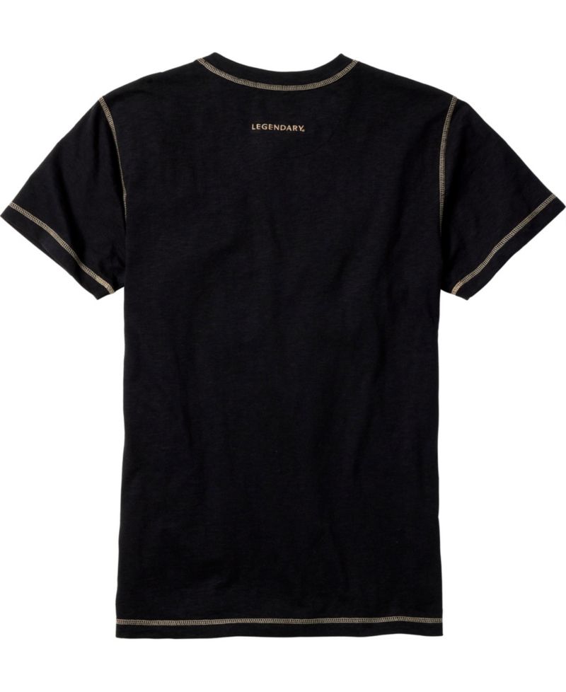 Mens Maverick Slub Henley Short Sleeve Shirt