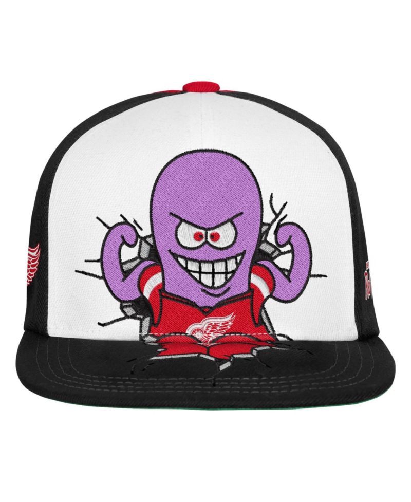 Big Boys and Girls Red Detroit Red Wings Mascot Snapback Hat