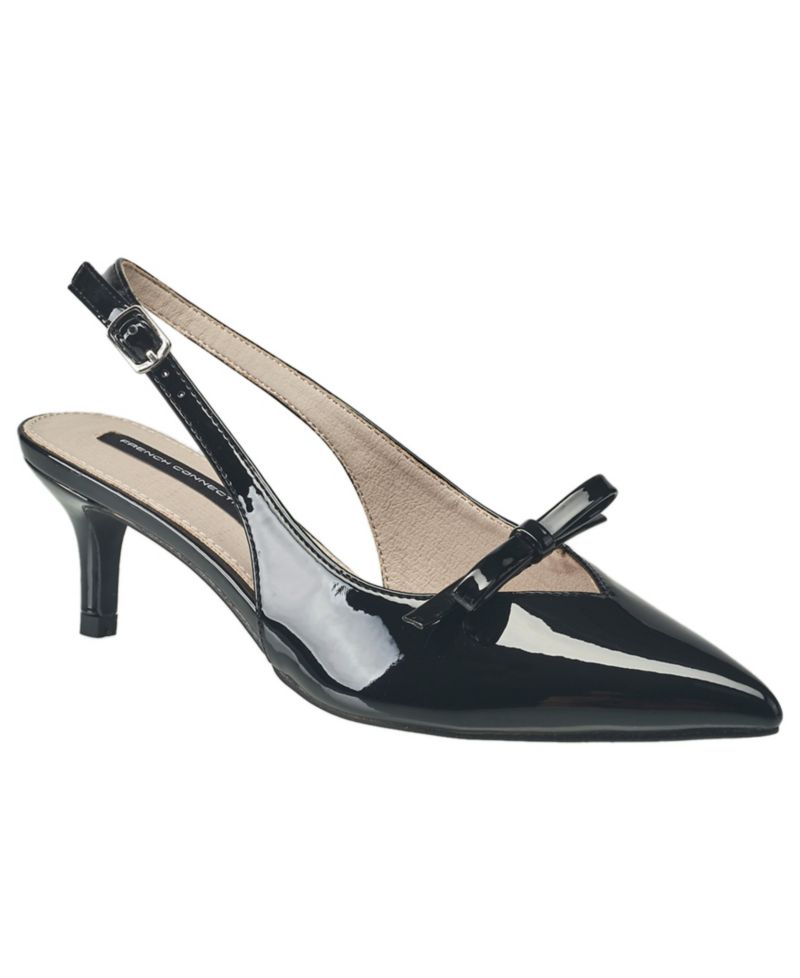 True Religion Ladies Quinny Slingback Kitten Heel