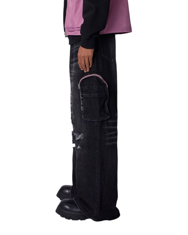 Men's C23 Rave Double Cargo Denim Jeans