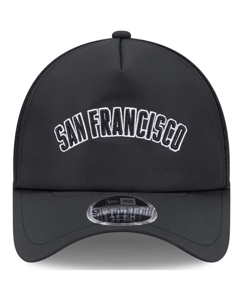 Men's Black San Francisco Giants 2026 Batting Practice Alternate Apex 9FORTY Adjustable Hat