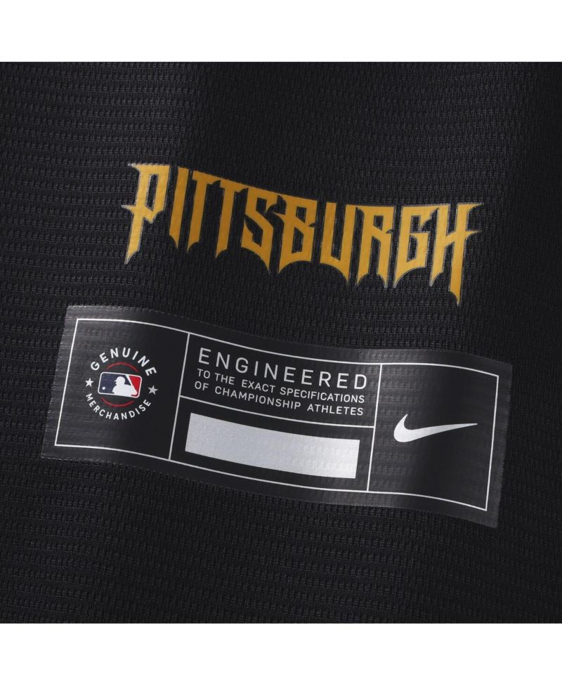 Men's Oneil Cruz Black Pittsburgh Pirates 2026 City Connect Stadium Jersey
